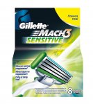 Картриджи для бритья Gillette Mach3 Sensitive 8шт