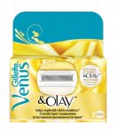 Сменные картриджи для бритья Gillette  Venus & Olay 2шт